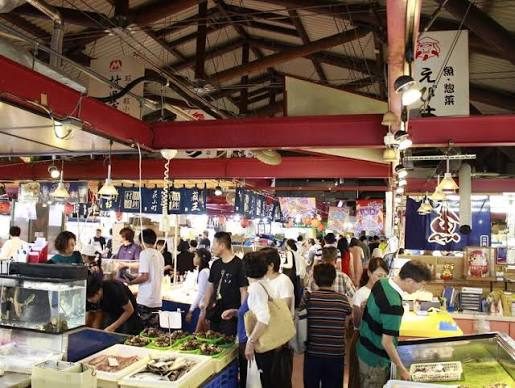 道の駅萩しーまーとの店内